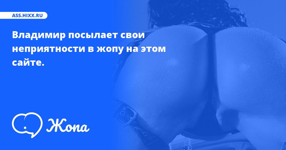 Что посылает в жопу Владимир? • ass.hixx.ru