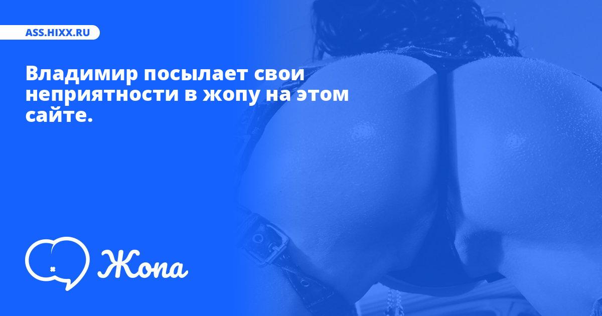 Что посылает в жопу Владимир? • ass.hixx.ru